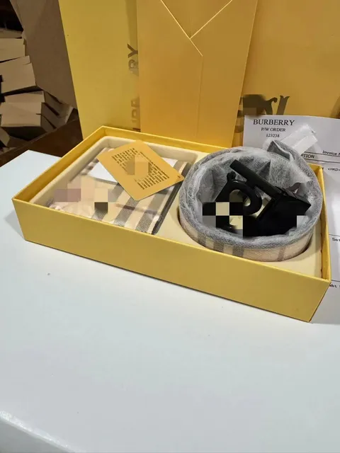Burberry Check Belt House Check