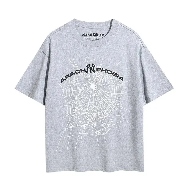 Sp5der Arachnophobia Tee Spiderweb Print