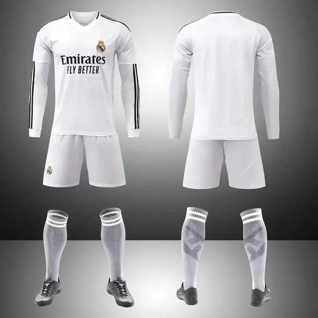 Adidas Real Madrid Home Kit Emirates Fly Better