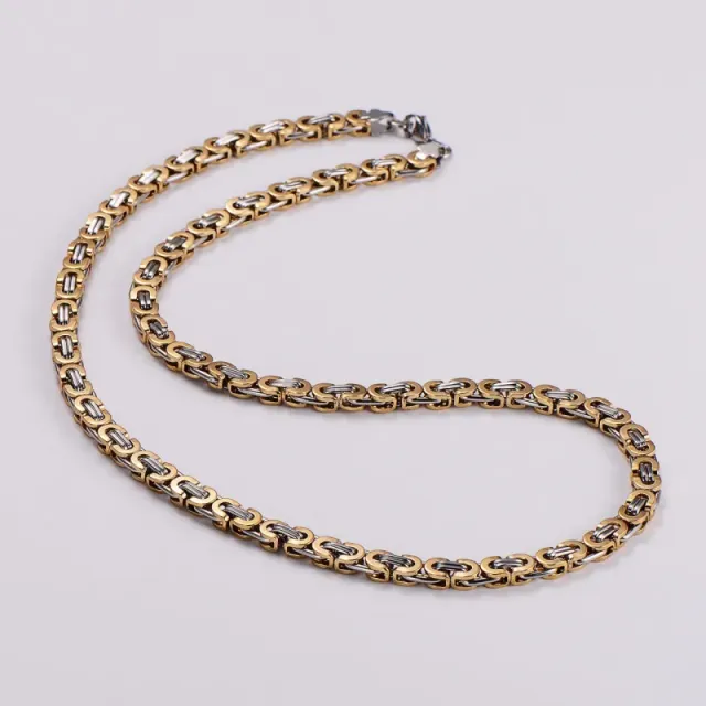 间金项链6mm*55cm