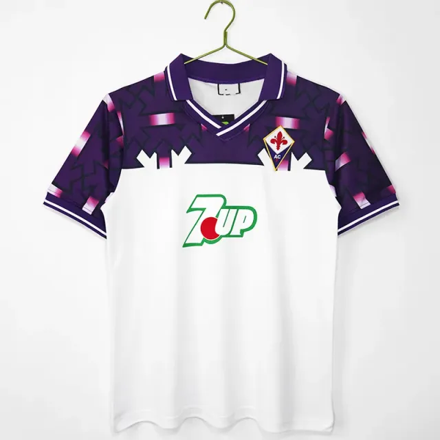 Fiorentina Home Jersey 1990s 7UP Sponsor