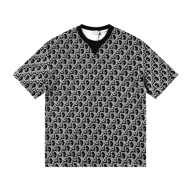 Oblique Print T-Shirt Dior Oblique All-Over
