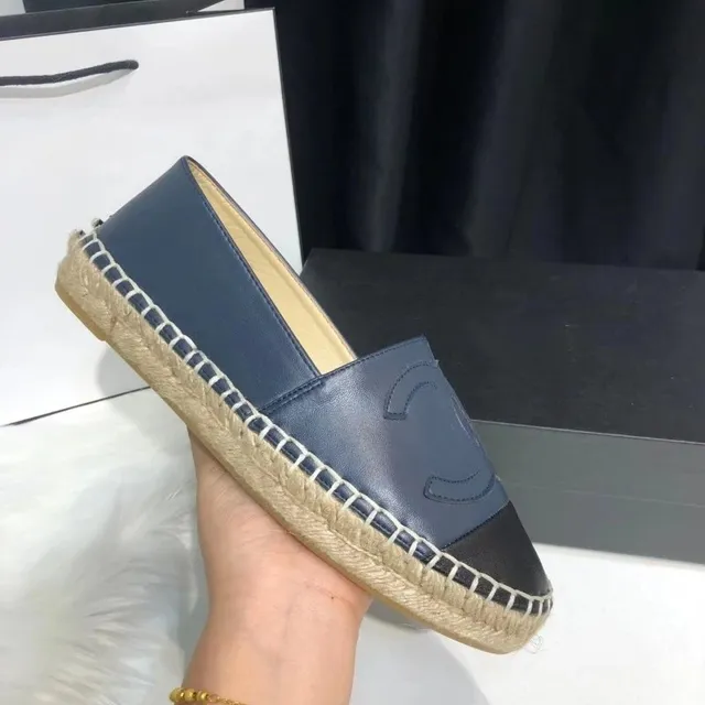 皮面蓝 鞋头黑