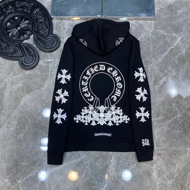 Hoodie Certified Chrome Hearts Print