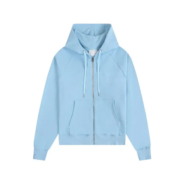 Fear of God Essentials Zip-Up Hoodie Light Blue