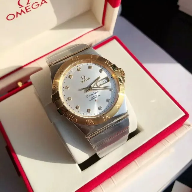 Omega Constellation Co-Axial Chronometer Two-Tone Diamond Dial