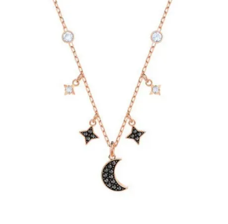 Star and moon necklace