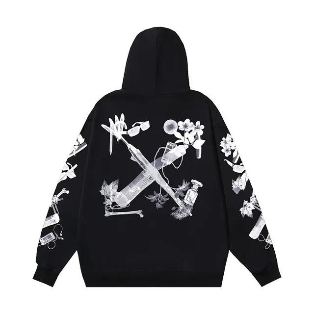 Off-White Hoodie Medical X-Ray Print