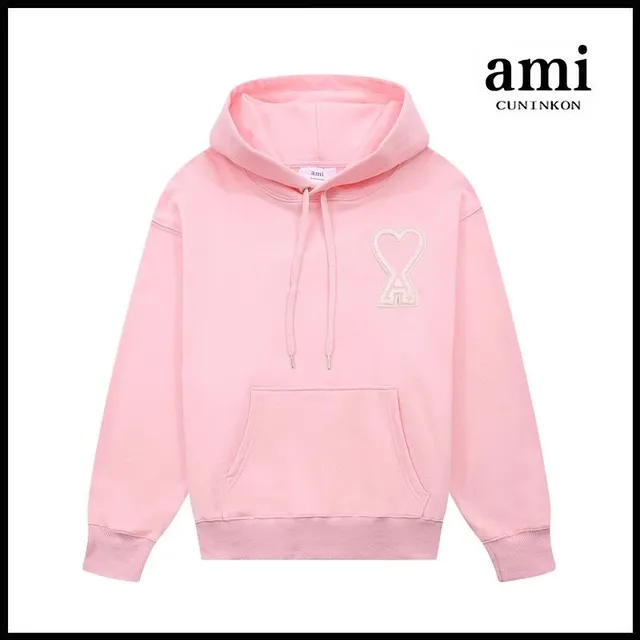 AMI Paris Hoodie Heart Logo