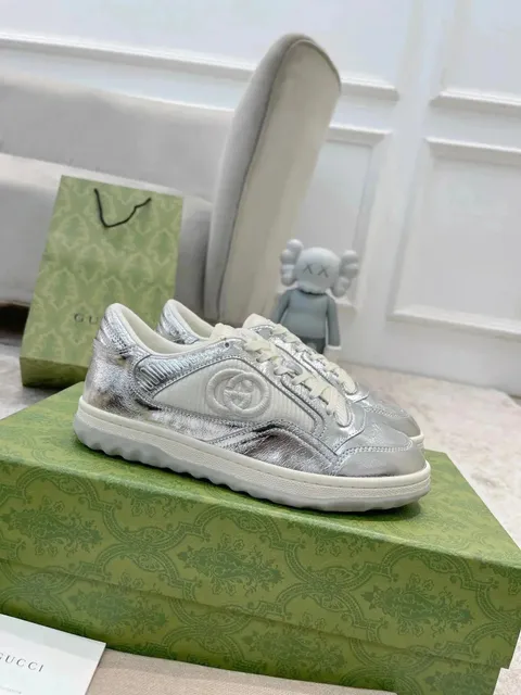 Gucci Horsebit 1955 Sneaker Metallic Silver