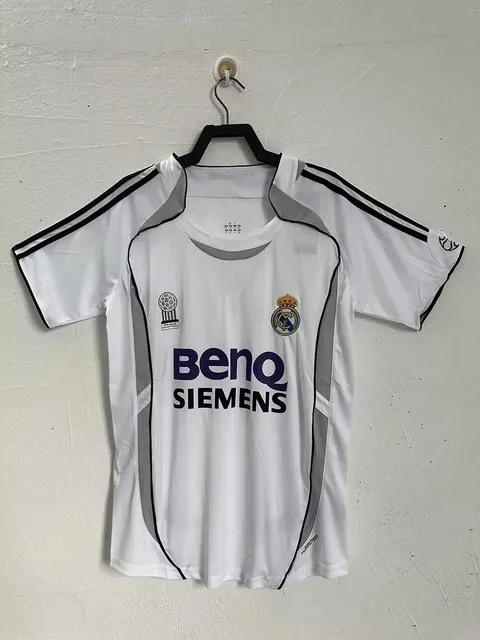 Adidas Real Madrid Home Jersey BenQ Siemens Sponsor