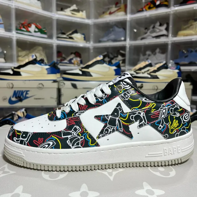 Bape Sta Graffiti Print