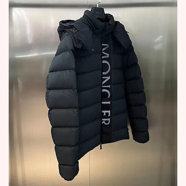 Moncler Puffer Jacket Logo Panel