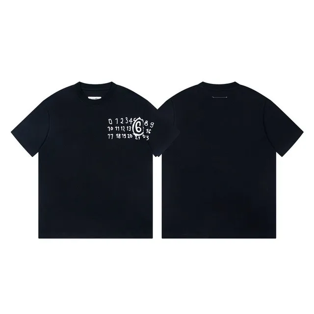 Maison Margiela Number Print Tee White Numbers Logo