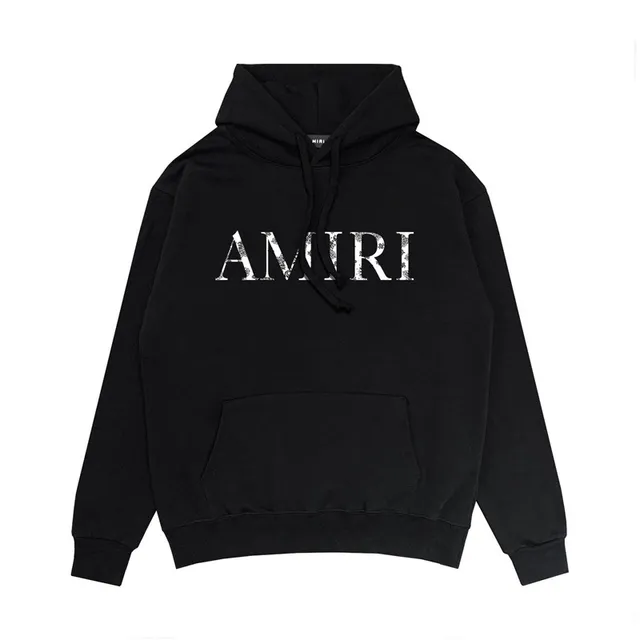 Amiri Hoodie Distressed Logo