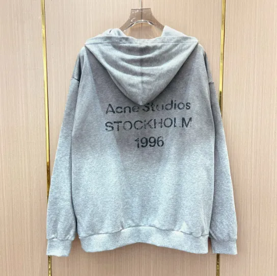 Acne Studios Hooded Sweatshirt Stockholm 1996 Print