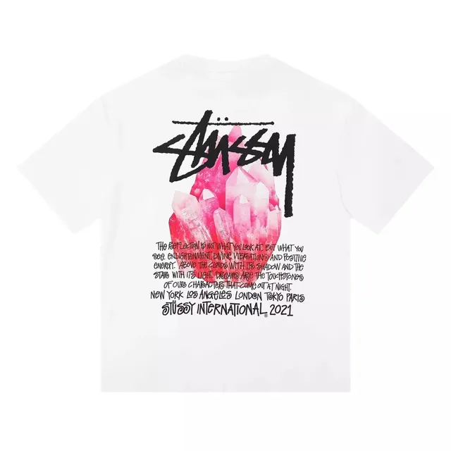 Stüssy Graphic Tee Crystal Print