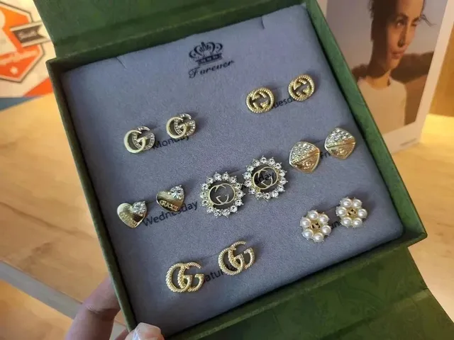 Gucci Earring Set Mixed Styles