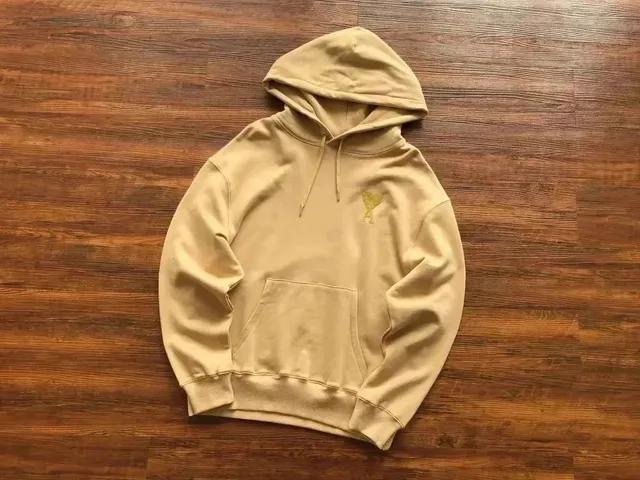 Amiri Hoodie Gold Heart Logo