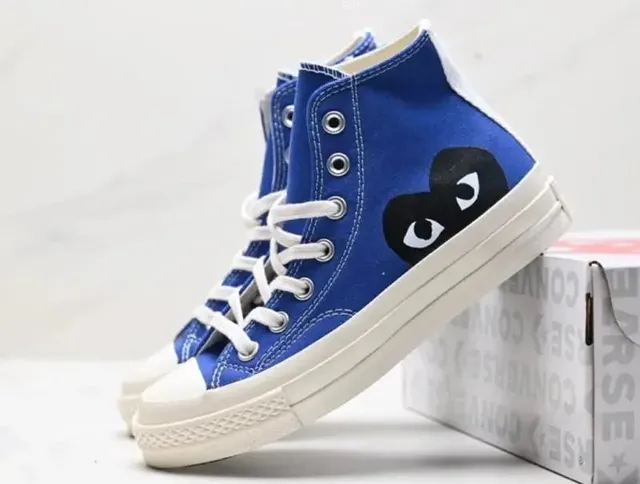 Converse × Comme des Garçons Chuck Taylor All Star High CDG Heart Eyes