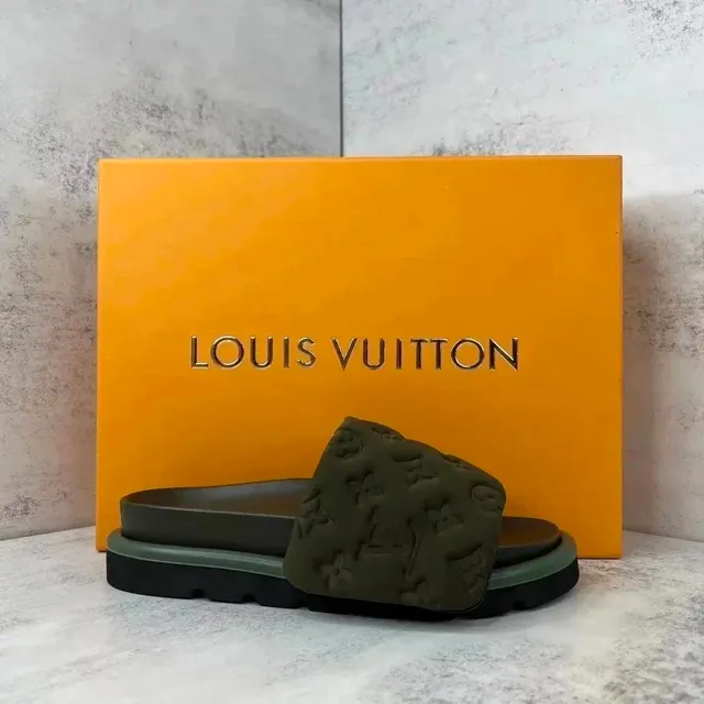 Louis Vuitton LV Trainer Slide Monogram Embossed