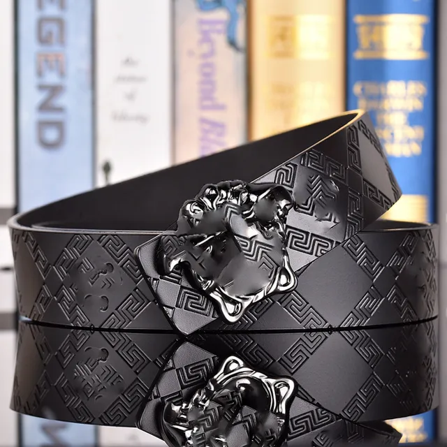 5 # Gun Buckle+Antique Medusa Black