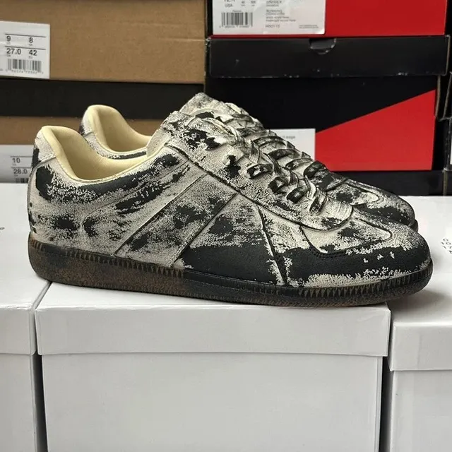 Maison Margiela Future Sneaker Distressed Paint Splatter
