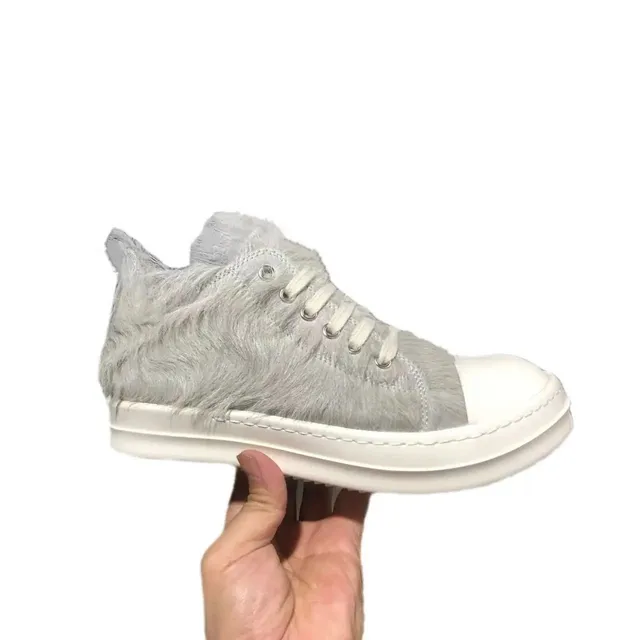 灰色低帮马毛