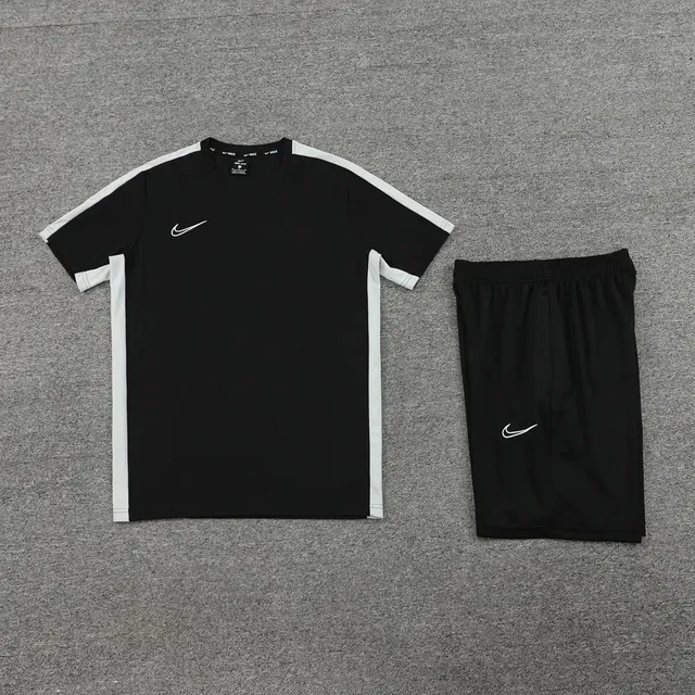 Nike Training Set Black with White Stripes