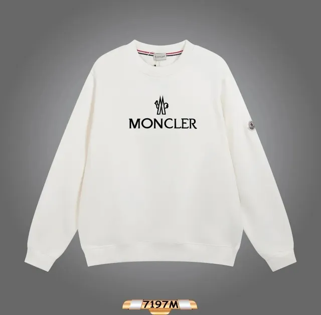 Moncler Crewneck Sweatshirt Logo Embroidered