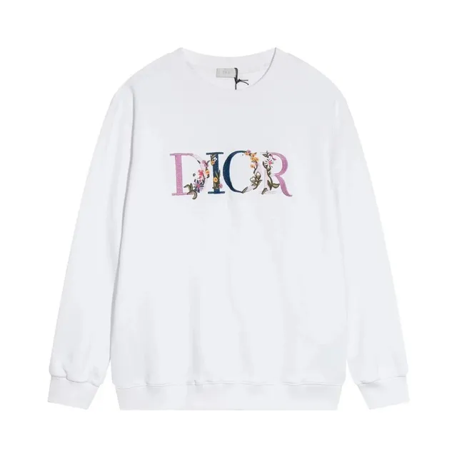 Floral Embroidered Sweatshirt Floral DIOR Logo