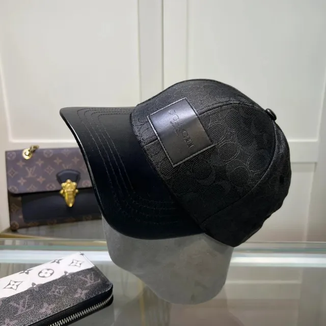 Coach Baseball Cap Signature Jacquard