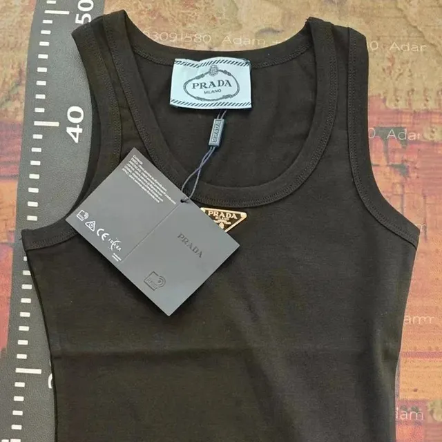 Prada Tank Top Logo Tag