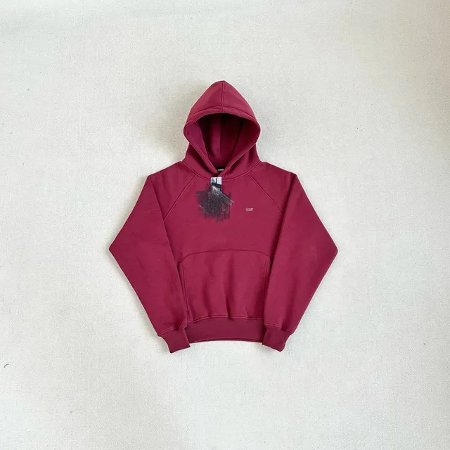 6PM Season Hooded Sweatshirt Abstract Print