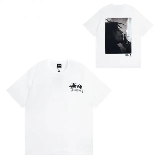 Stüssy Graphic T-Shirt Bob Marley Print