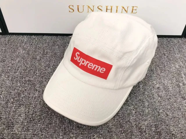 Supreme Box Logo Camp Cap Red Box Logo