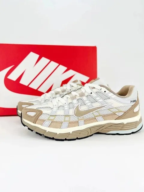Nike P-6000 Beige Mesh