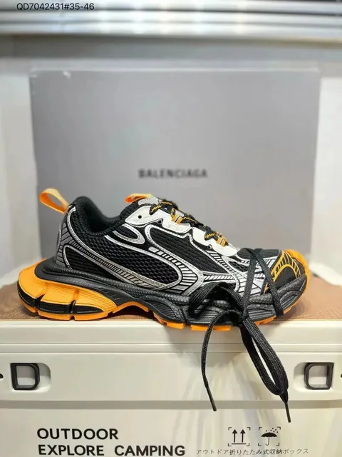 Balenciaga Triple S Black Orange