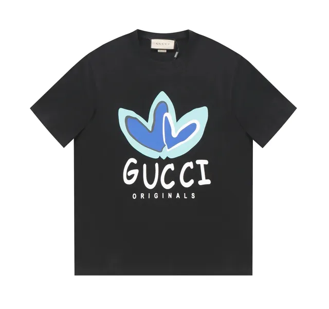 Gucci T-Shirt Floral Logo Print