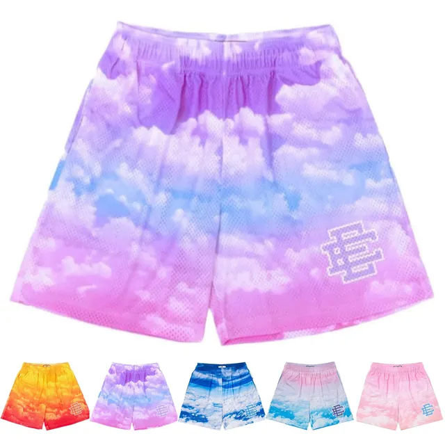 Fear of God Essentials Mesh Shorts Cloud Print