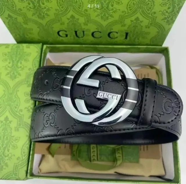 Gucci GG Marmont Belt Embossed Leather with Interlocking G Buckle