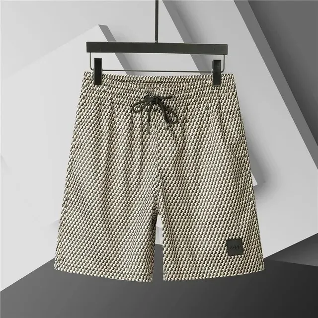 Printed Shorts Geometric Pattern