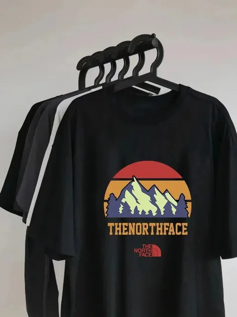 The North Face Graphic T-Shirt Mountain Sunset Print