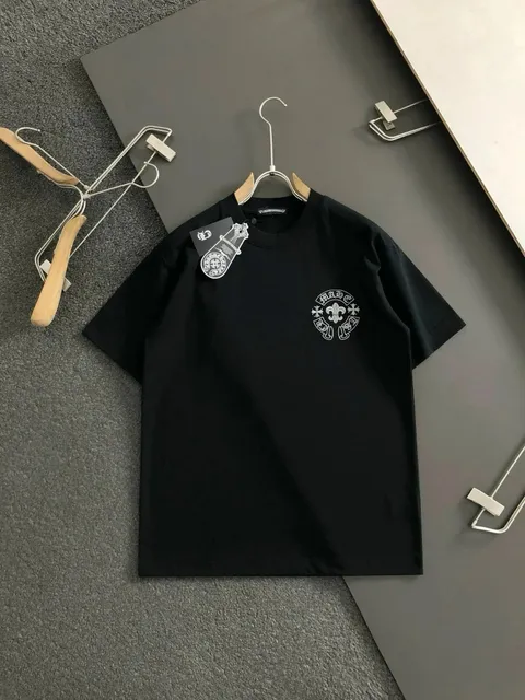 Chrome Hearts Short-Sleeve Tee Fleur-de-Lis Logo
