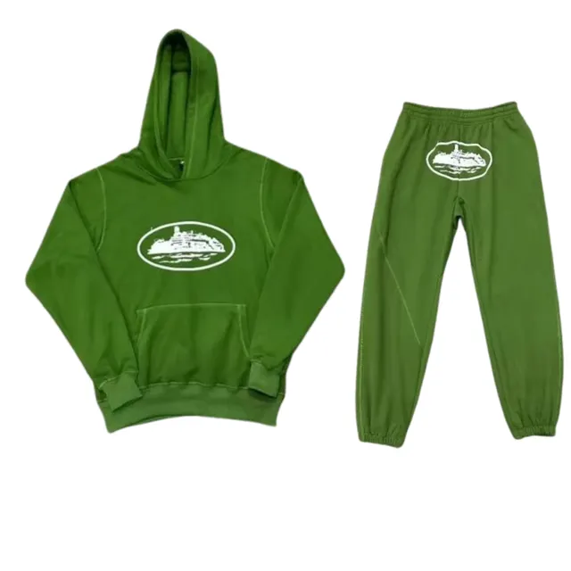 Corteiz Hoodie and Joggers Set Yacht Logo