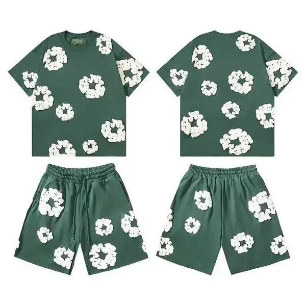 Gallery Dept. Floral Print Set 3D Flower Appliqué