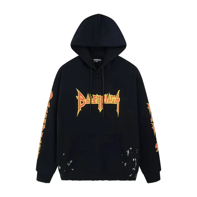 Balenciaga Hoodie Metal Logo