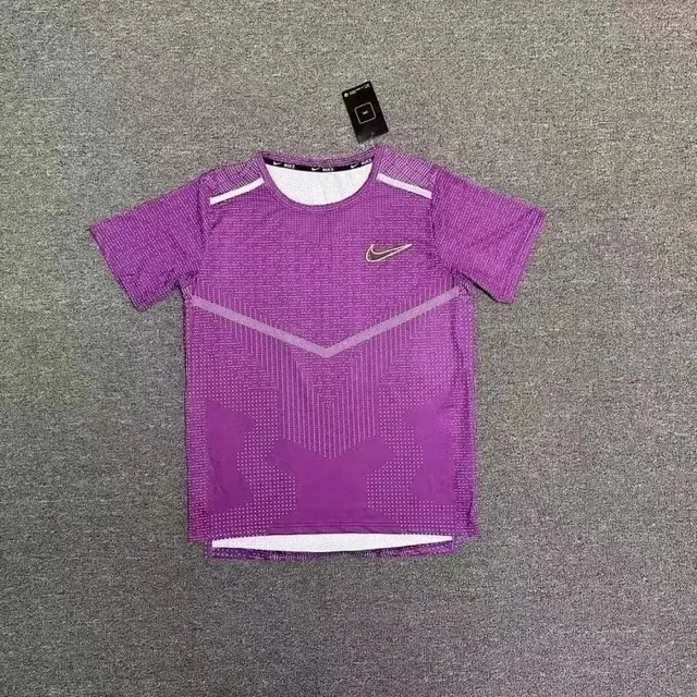 Nike Breathe Tee Purple Grid