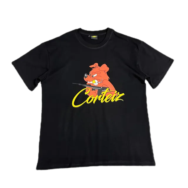 Corteiz Graphic Tee Dog with Rifle