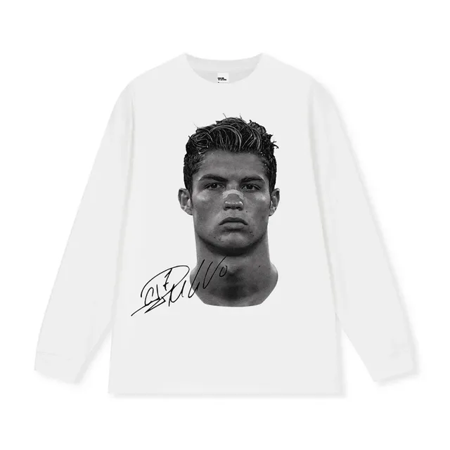 Long-Sleeve Tee Cristiano Ronaldo Portrait